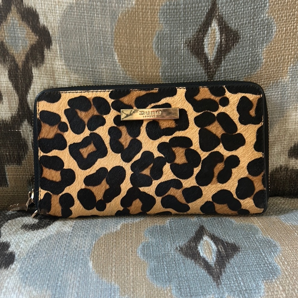 Dune London animal print wallet